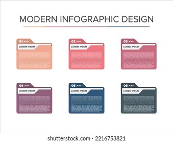 	
Modern Infographic Element set design business presentation