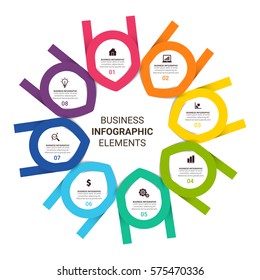 Modern Infographic elements design