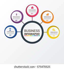 Modern Infographic elements design