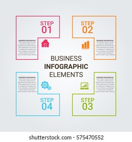 Modern Infographic elements design