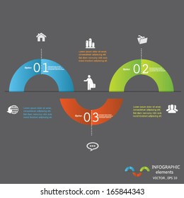 Modern Infographic with elements and icons