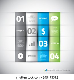 Modern infographic elements with icons vector illustration