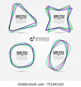 Modern infographic elements. Template for presentation. Vector illustration