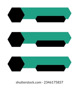 Modern infographic list vector element