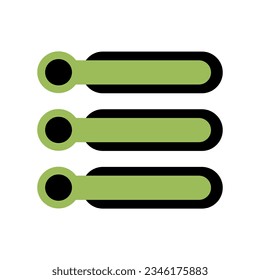 Modern infographic list vector element