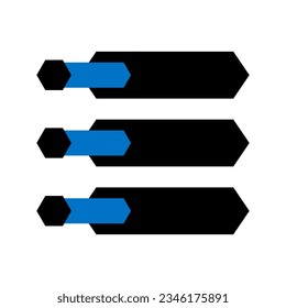 Modern infographic list vector element