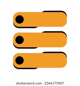 Modern infographic list vector element