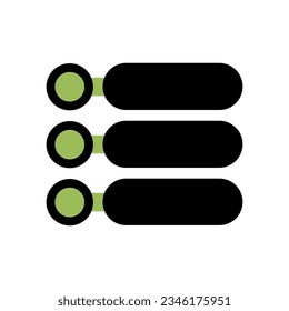 Elemento vectorial de lista infográfica moderna