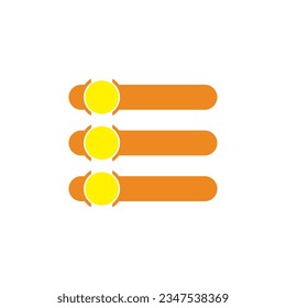 Modern infographic list vector element