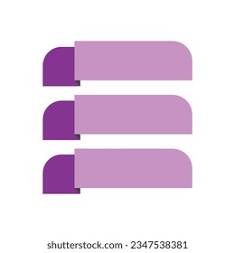 Modern infographic list vector element