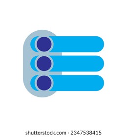 Elemento vectorial de lista infográfica moderna