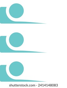 Modern infographic list vector element