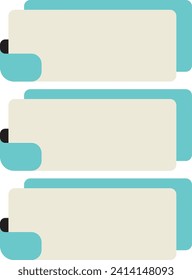 Modern infographic list vector element