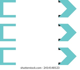 Modern infographic list vector element