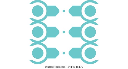 Modern infographic list vector element