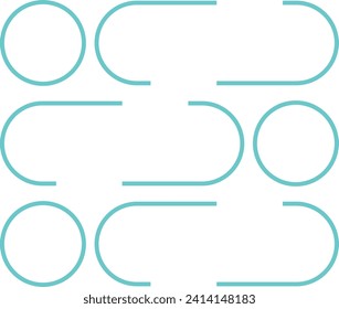 Modern infographic list vector element