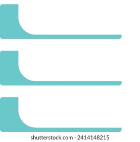 Modern infographic list vector element