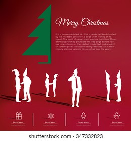 Modern infographic new year project