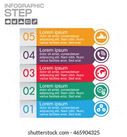Modern infographic option banner Vector. Can be used for web design and workflow layout