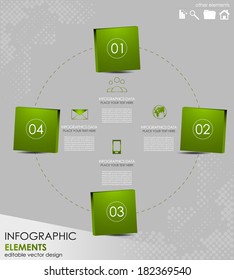 Modern infographic option banner/Design for diagram, workflow layout, web design or working presentation 