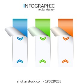 Modern infographic option banner/Design for diagram, workflow layout, web design or working presentation 