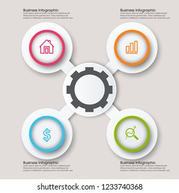 Modern Infographic Options Banner