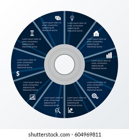 Modern Infographic Options Banner