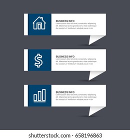Modern Infographic Options Banner