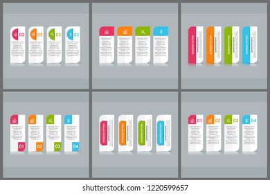 Modern Infographic Options Banner Set