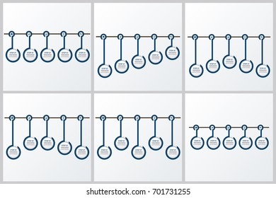 Modern Infographic Options Banner Set