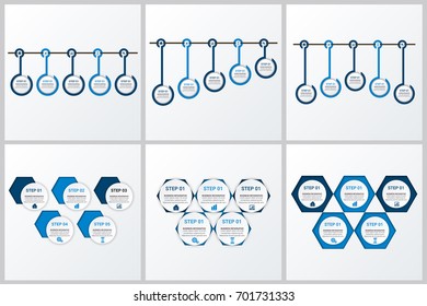 Modern Infographic Options Banner Set