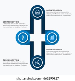 Modern Infographic Options Template