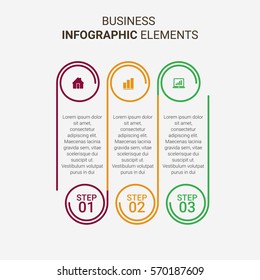 Modern Infographic Options Template. Business infographic