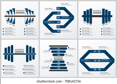 Modern Infographic Options Template set