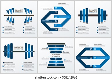 Modern Infographic Options Template set