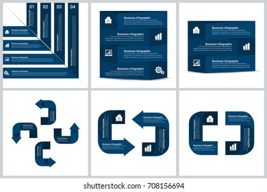 Modern Infographic Options Template set