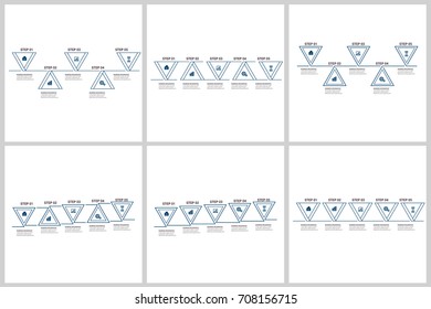 Modern Infographic Options Template set