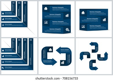 Modern Infographic Options Template set