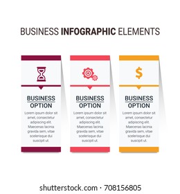 Modern Infographic Options Template set
