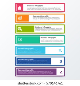 Modern Infographic Process Template