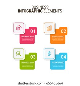 Modern Infographic Process Template