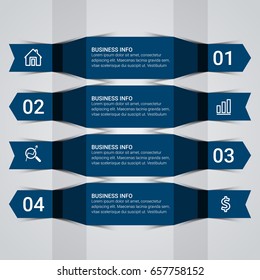 Modern Infographic Process Template