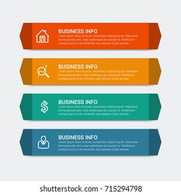 Modern Infographic Process Template