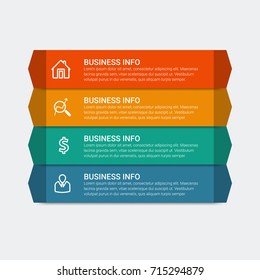 Modern Infographic Process Template