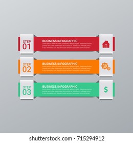 Modern Infographic Process Template