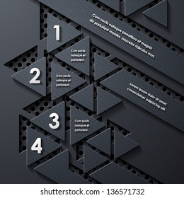 modern infographic, realistic design elements