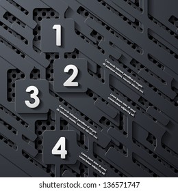 modern infographic, realistic design elements