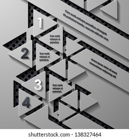 modern infographic, realistic design elements