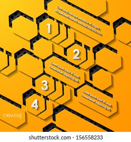 modern infographic, realistic design elements