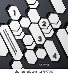 modern infographic, realistic design elements